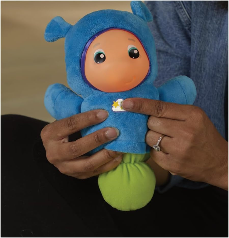 Playskool plysch ljusblå sovleksak lämplig för bebisar från 0 månader. Bebe Naty Shop leksaker