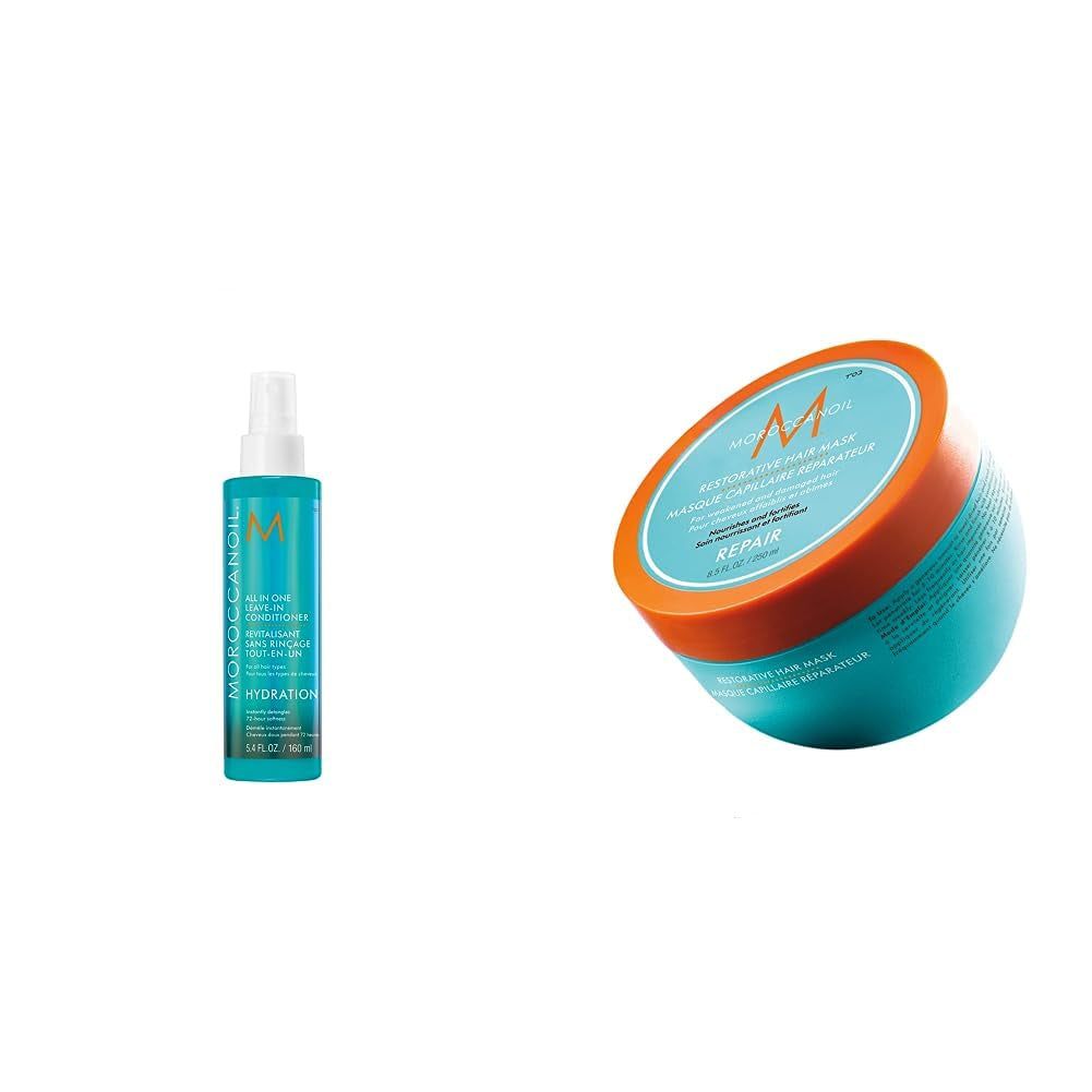 Moroccanoil Hair Strengthening Mask Naty Shop Hair Mask 250 ml (1 förpackning) Leave-in Conditioner Pack 160 ml