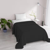 Sommartäcke Satin Stripes, polyester, kräm, 260X250 Cm Täcken och täcken Naty Shop Svart 170X250 Cm