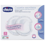 Chicco skyddsdynor för bröstvårtor, antibakteriell, 4 veckor, 120 stycken Tillbehör Mat och amning Bebe Naty Shop
