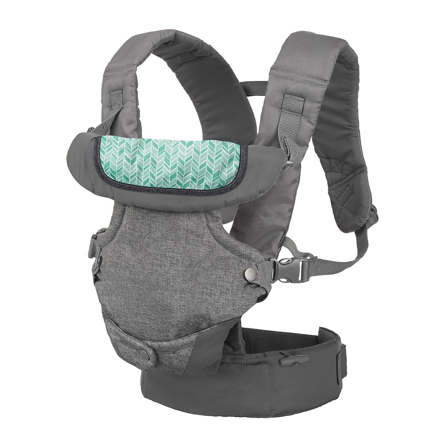 Pampers Sensitive Flip Advanced 4-i-1 bärsele med haklapp och våtservetter, 1200 våtservetter (15 x 80) för bebisens känsliga hud, dermatologiskt testad, nyfödda basprodukter