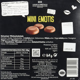 Chokladsortiment (37 LINDOR-kulor, 24 Hello Mini-pinnar, 10 Mini Fioretto), chokladpresent (1 x 815 g) och HELLO Mini Emoti, mjölkchoklad i 5 uttryckssymboler, 164 g
