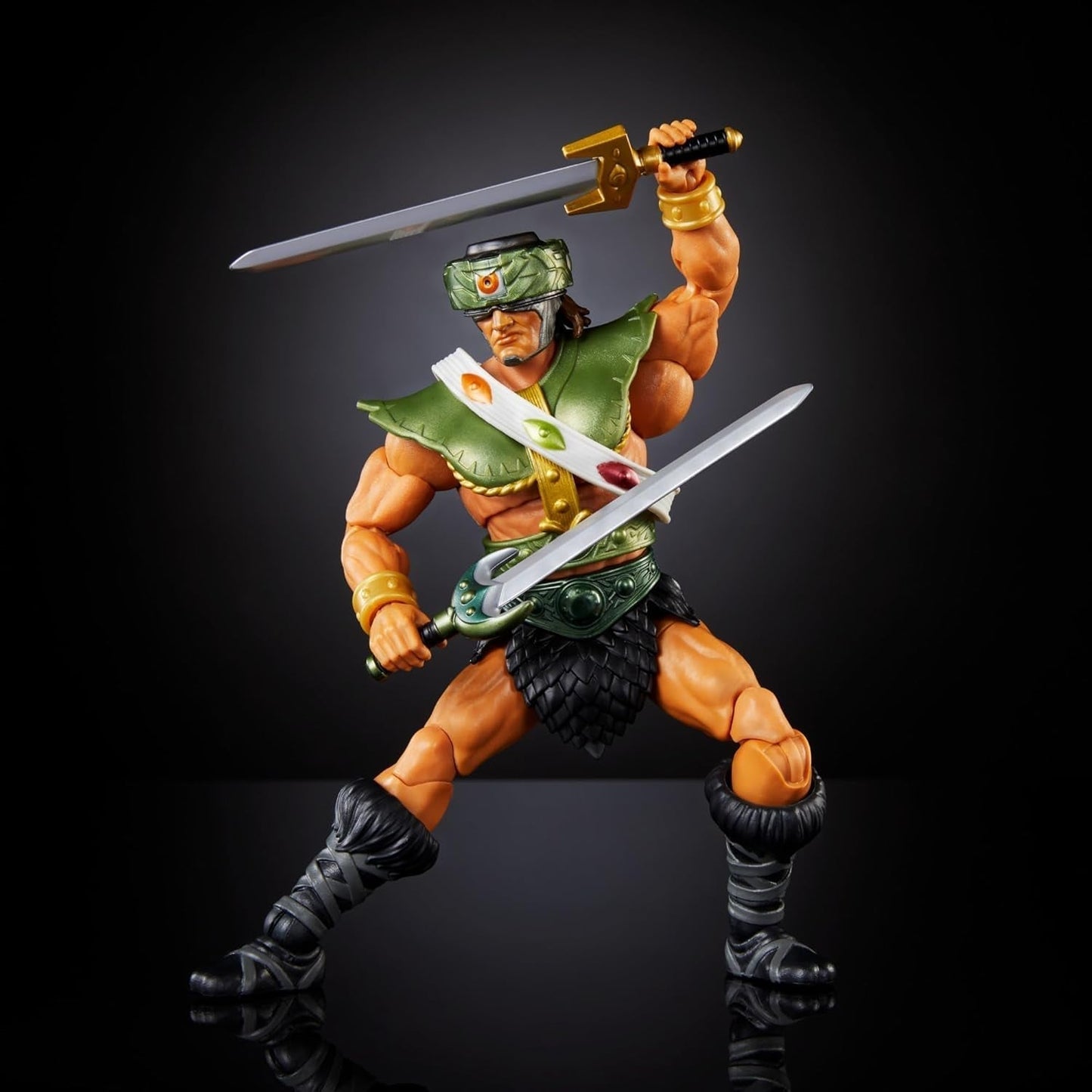 Universums mästare Masterverse Nya Eternia Tri-Klops Actionfigur Deluxe samlarfigur med 30 rörelsepunkter och tillbehör Motu Toy HYC52 Actionfigurer Naty Shop
