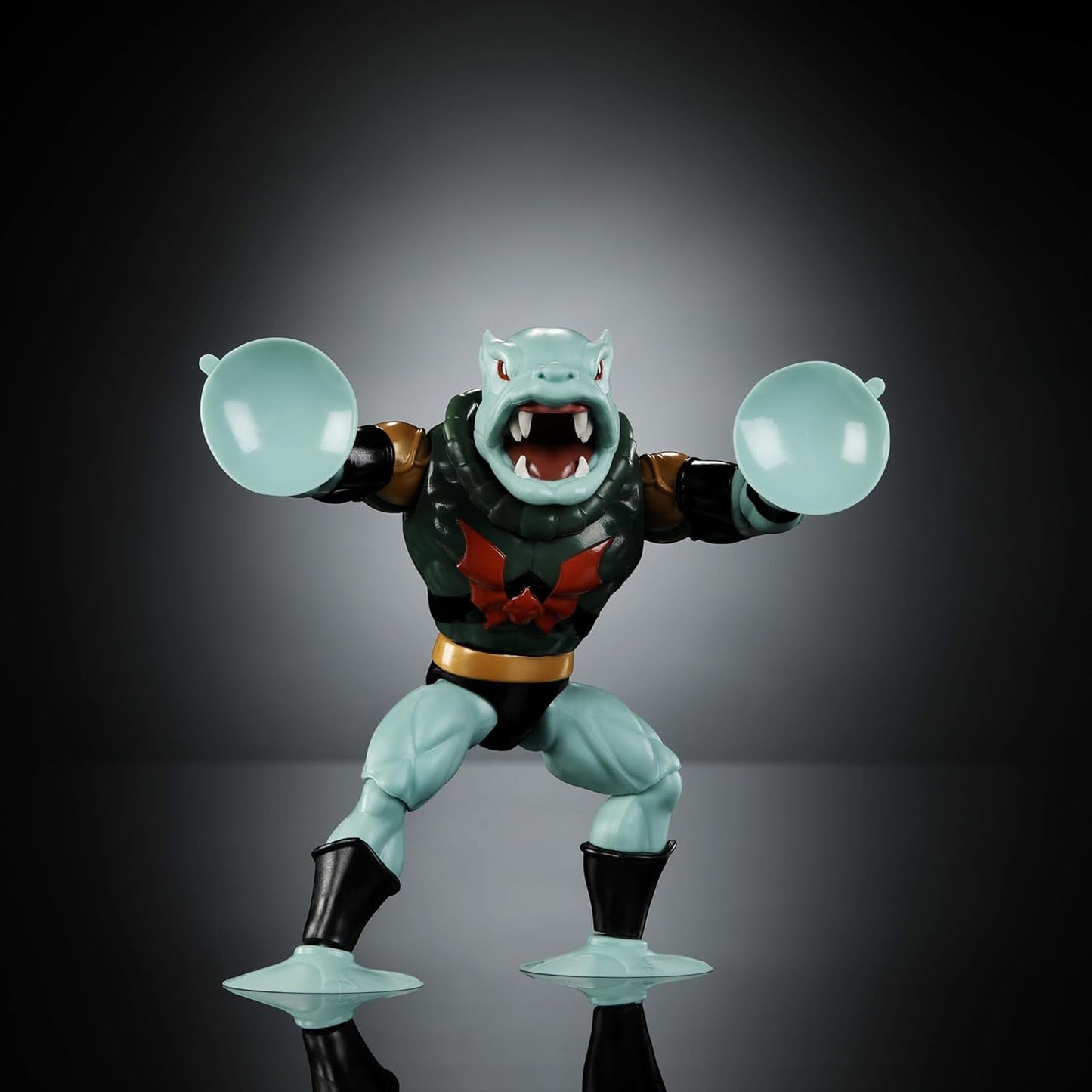 Masters of the Universe Origins Actionfigur Leech från Cartoon Collection, ca. 14 cm högt sugmonster från 1980-talets TV-serie, design och tillbehör med många detaljer, JBM83 Actionfigurer Naty Shop