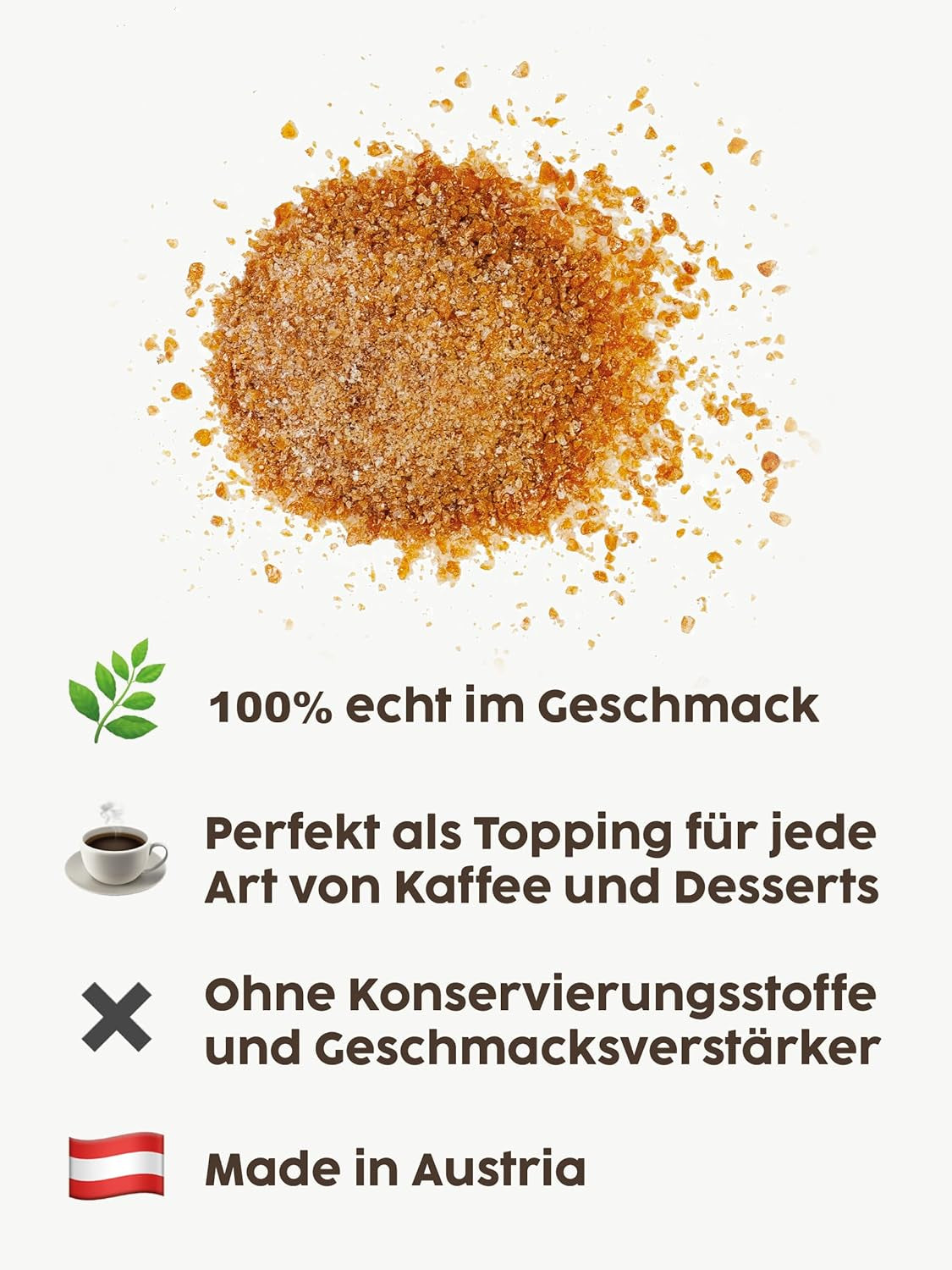 Kotanyi Salted Caramel Coffee Topping | feiner Caramellgeschmack, 4er Pack (4 x 65g)