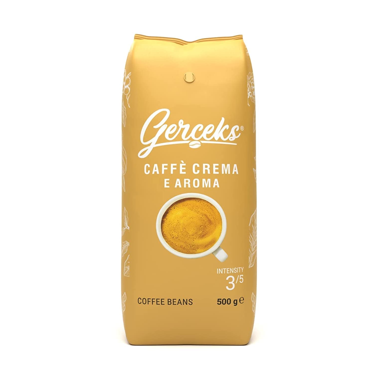 Caffe Crema E Aroma Kaffeebohnen 2kg (4x500g), Barista Kaffee schokoladig und säurearm, Espressobohnen kräftig, Bohnenkaffee mit Arabica und Robusta, fin Crema, ideal für Milchkaffee