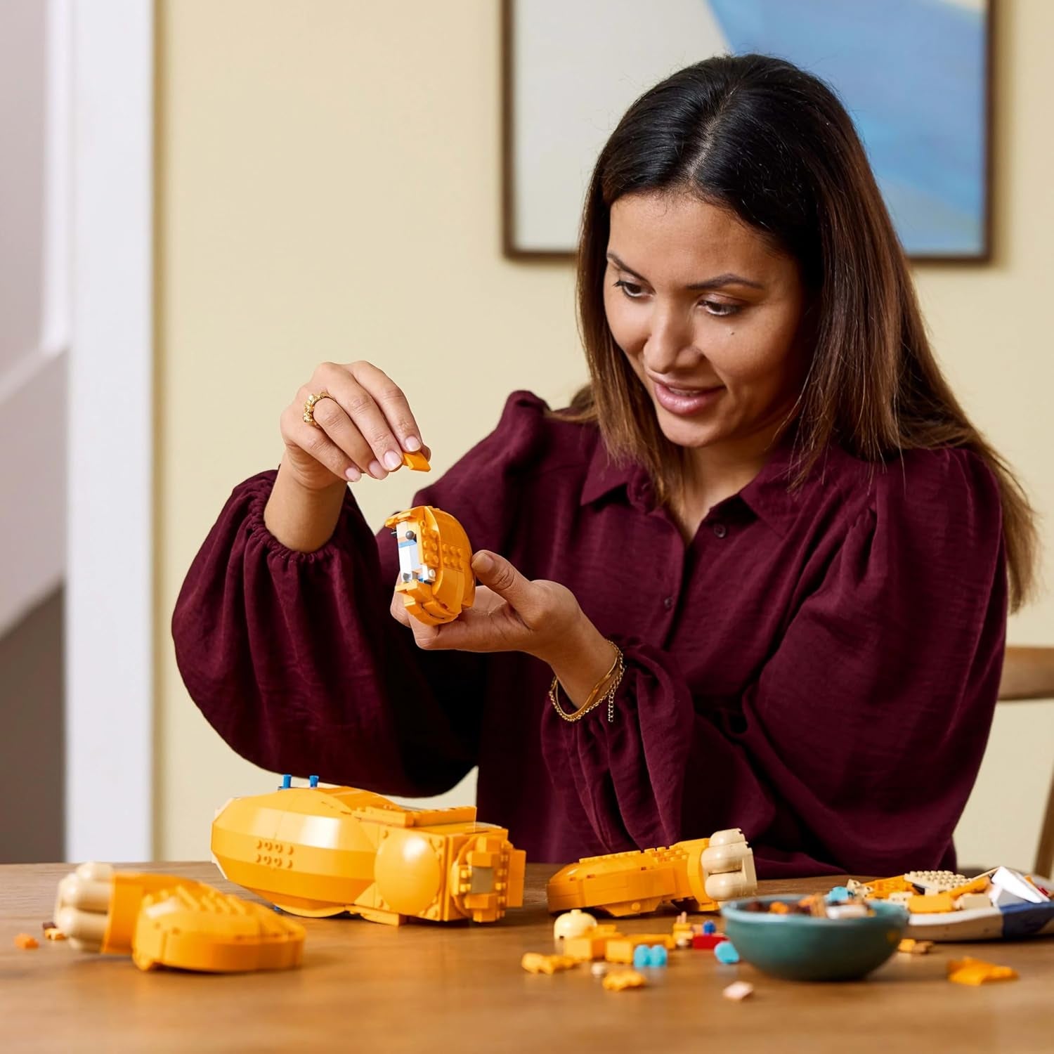 Lego Ç€ Disney Simba, den unge lejonkungen, byggleksak för insamling med kreativa djurfigurer, avkopplande aktivitet för vuxna, presentidé för kvinnor 43247 Byggset Besuche den LEGO-Store