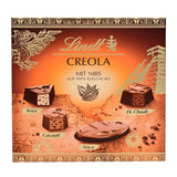Lindt Choklad | Kreolsk Pralinlåda | 100g | 9 praliner i 4 läckra sortiment, gjorda av 100 % fin kakao, utan alkohol | Choklad presentset