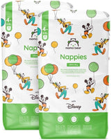 Amazon Märke: Mama Bear Disney Ultra Dry blöjor, storlek 3 (4-9 kg) - Månadslåda, vit, 172 count (2 förpackningar om 86)