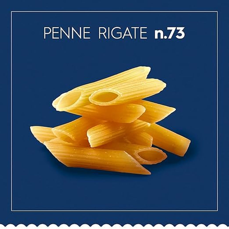 Pasta Barilla Classic Penne Rigate Nr. 73 från högkvalitativt durumvete, alltid al dente (1 x 500 g)
