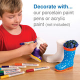 Baker Ross 'Wellies' keramiska krukor för barn (2-pack)