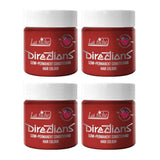 Instruktioner semi-permanent hårfärg 100ml tub - Deep Purple Naty Shop Poppy red hårfärgning 100 Ml (paket med 4)