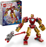 LEGO Marvel Iron Man Mech vs. Ultron - Superhjälteleksak med 2 minifigurer - Actionfigur med rörliga armar, ben och fingrar - Present för pojkar och flickor i åldern 6+ 76307 Byggset Besuche den LEGO-Store Standardtitel