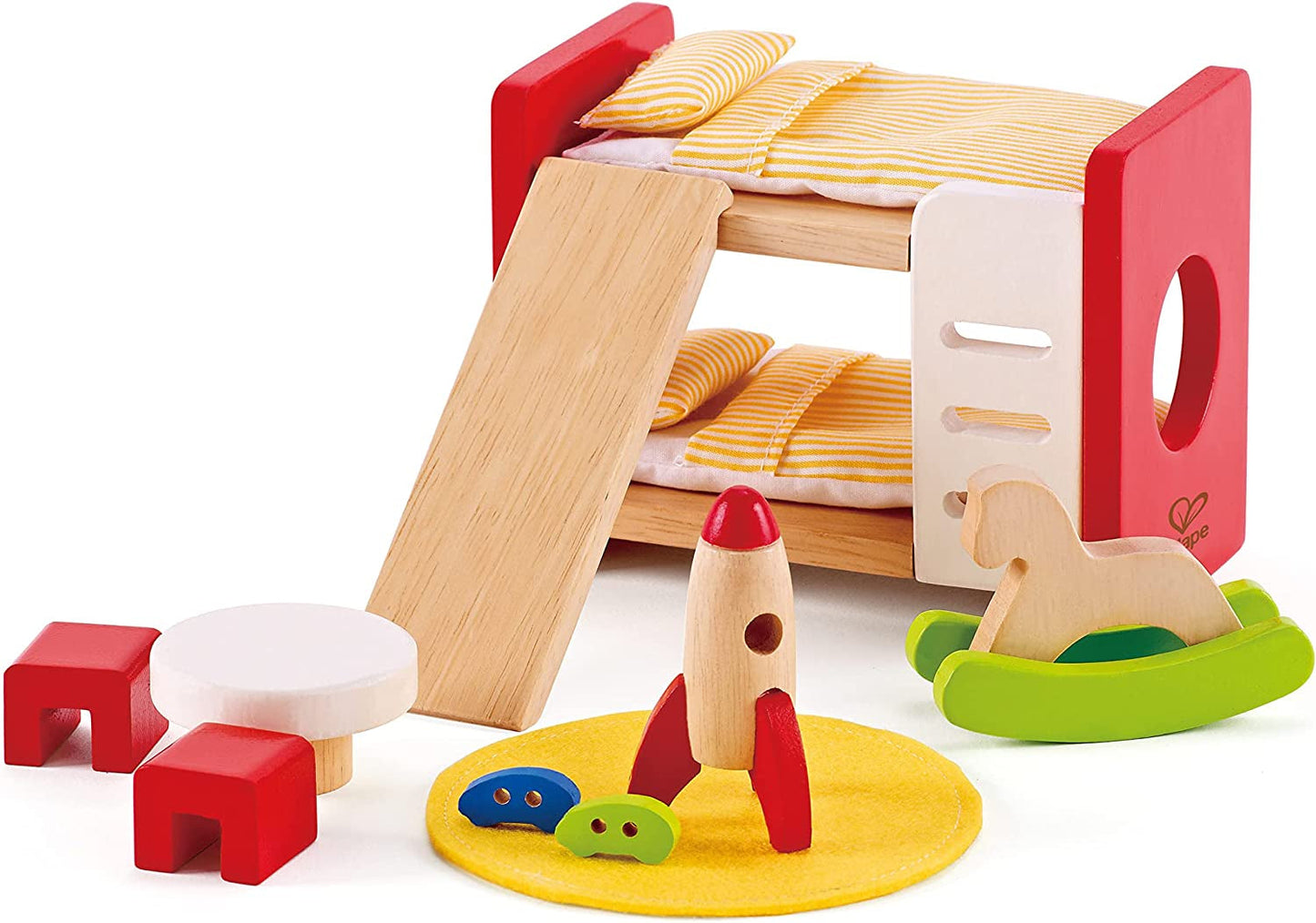 Hape E3459 - Barnrum, små dockskåp Naty Shop Barnrum