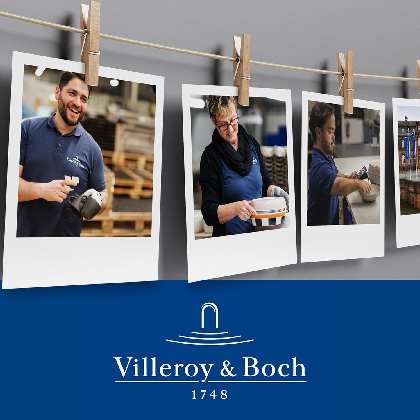 Villeroy & Boch Mariefleur Startset, blandade färger, diskmaskinssäker, mikrovågssäker, servisset för 2, blommigt servisset, servis, kombinationsset, premiumporslin