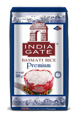 INDIA GATE Premium Basmatiris – Aromatiskt, fint långkornigt ris från Indien, fint långkornigt (1 x 500 g)