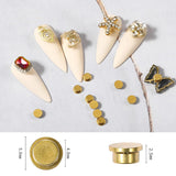 Nail Art Roterande Charm, 20 Stück Spinning Nail Charms Nail Art Roterande Bearing Für Nail Art Design DIY Crafting Schmuck Zubehör