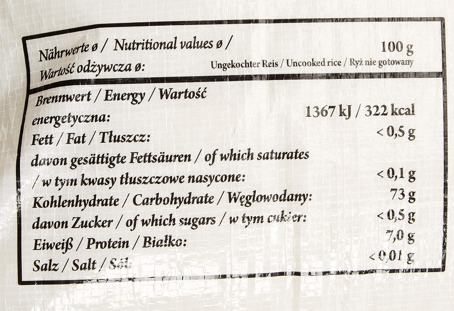 Doftris/jasminris, långkornigt, AAA-kvalitet, 1 paket (1 x 18 kg)