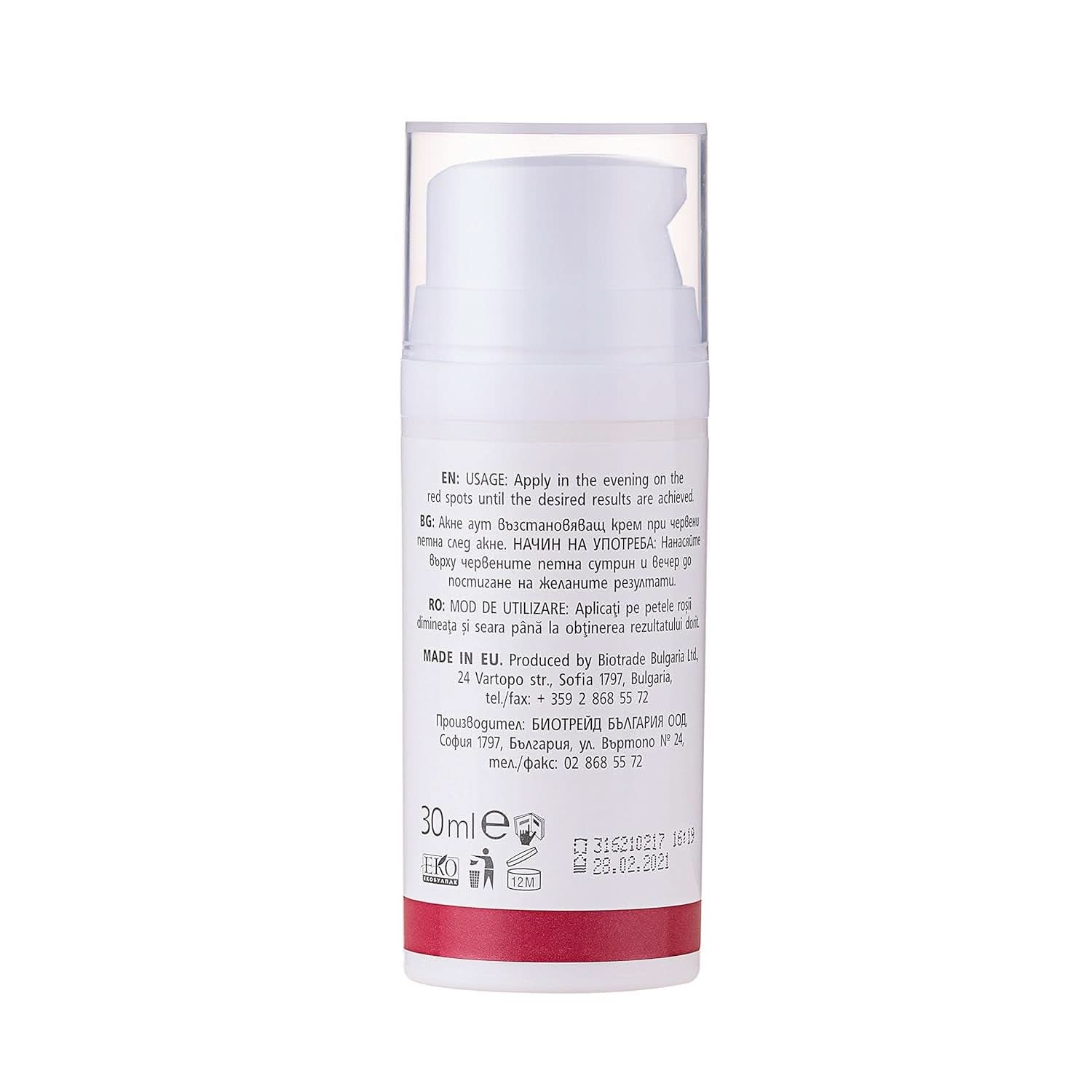 Biotrade, Repair cream SPF 30 30Ml Special för acneärr Kosmetika och skönhet Naty Shop