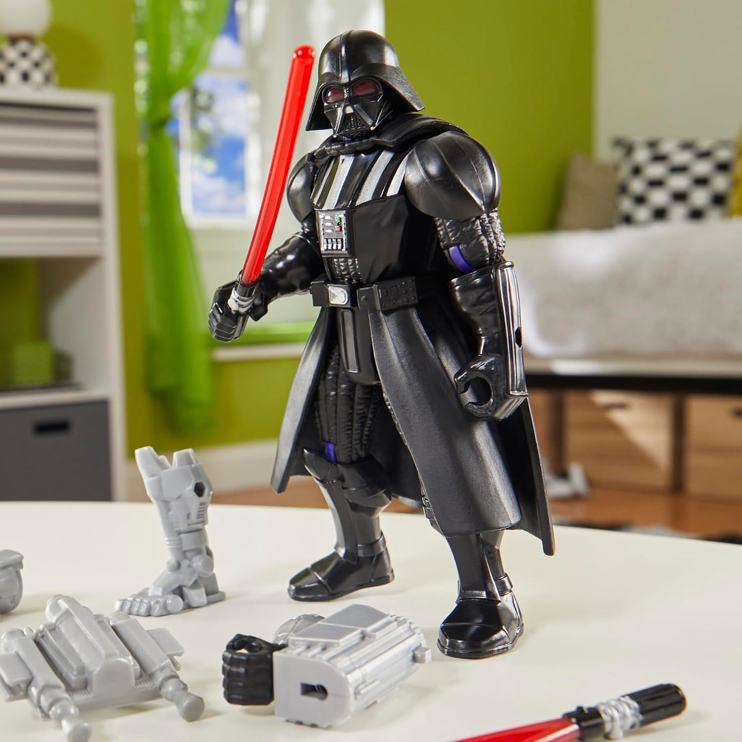 Star Wars Mixmashers Darth Vader Anpassningsbar Mix-And-Match Deluxe Actionfigur och tillbehör Actionfigurer Naty Shop