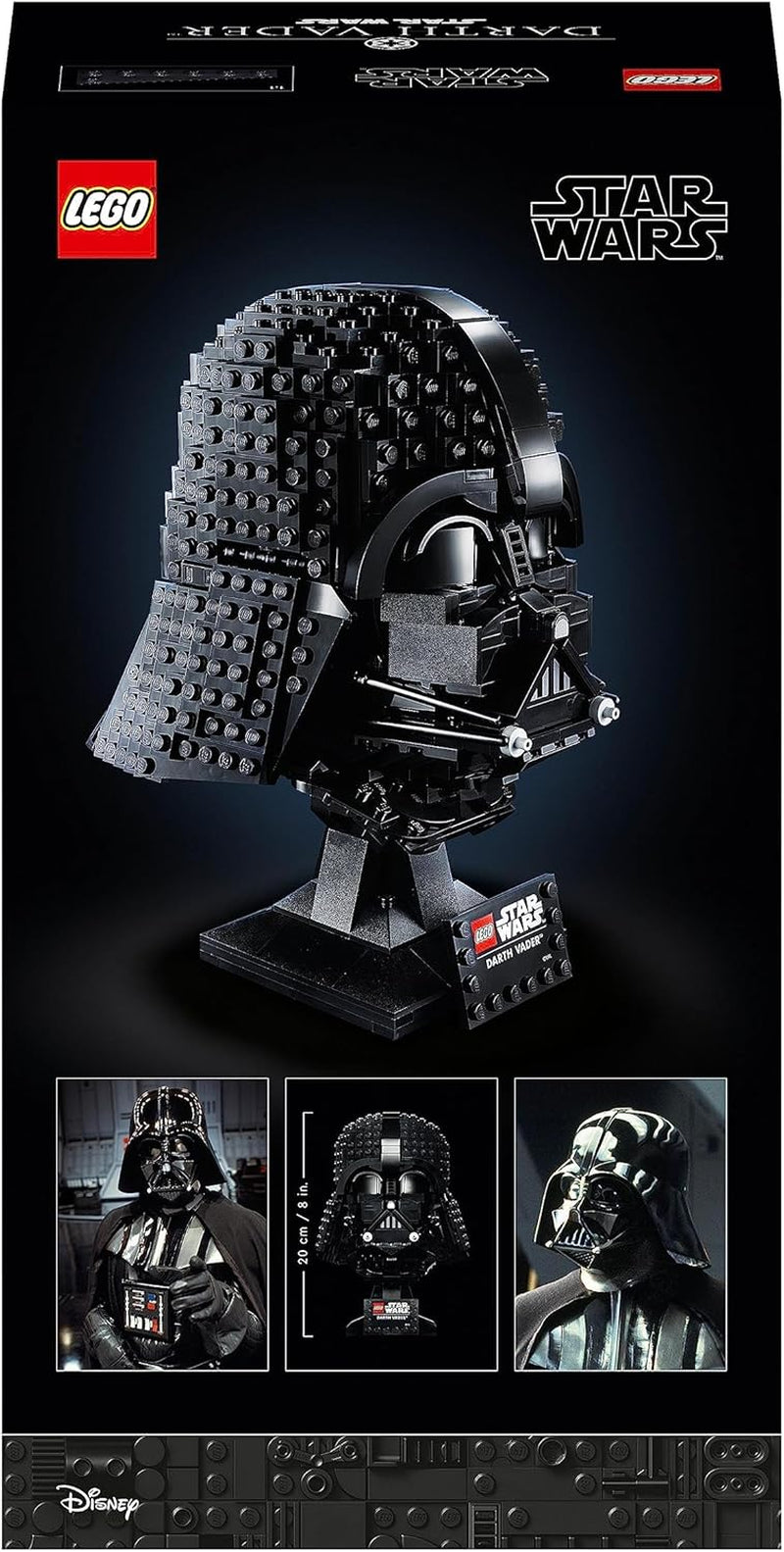 LEGO Star Wars Darth Vader Byggset för hjälm för vuxna, presentidé för män, kvinnor, honom eller henne, Samlingsmodell att bygga och visa 75304 Byggset Besuche den LEGO-Store
