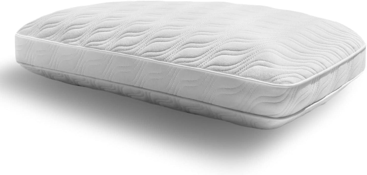 TEMPUR-PEDIC Tempur-Cloud Prohi-kudde, Memory Foam, Vit/överdådig trädgård, King Standard-kuddar Naty Shop