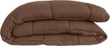 Calgary Påslakan Polyester Choklad/Mocca, Polyester, Choklad/Mocka, 240X220X1 Cm Täcken och täcken Naty Shop