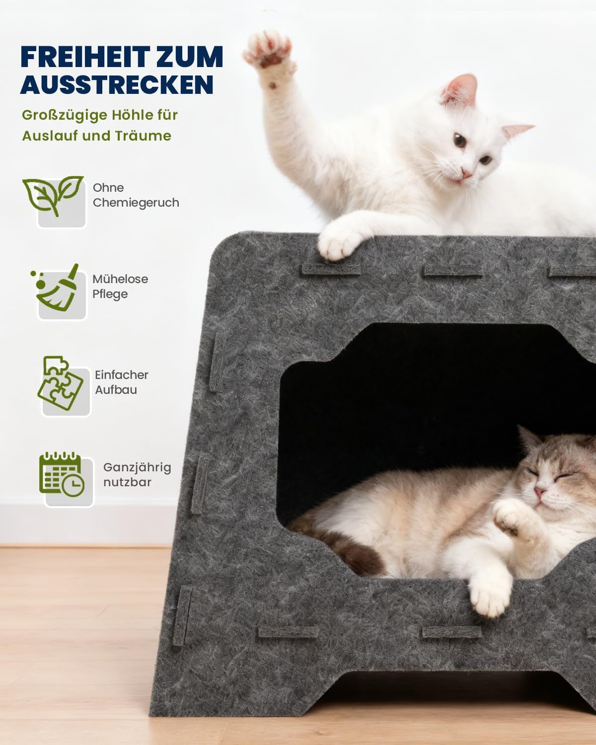 Filtar och möbler, husdjur, grottor och hus, katter, kattsängar, katter - sängar, madrasser
