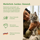 Våtfoder för katter MERA Cats Nature Sensitive med kyckling 12x85g | Monoprotein, sockerfri och spannmålsfri | Hög kötthalt och lättsmält våtfoder för katter