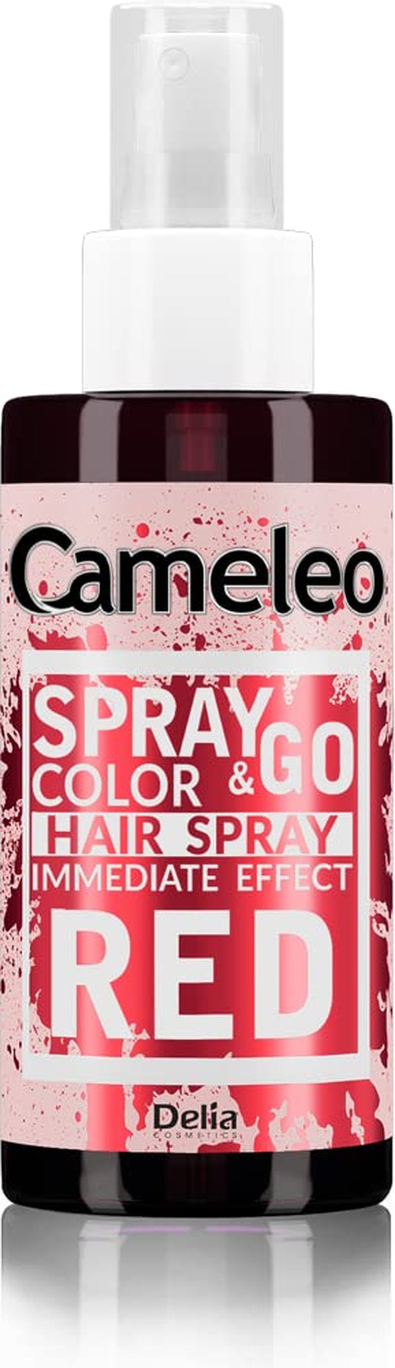 Cameleo - Spray & Go - hårfärgningsspray - lila - för blont, platinablont och grått hår - spraya helt enkelt och gå - semipermanent - omedelbart resultat - karnevalshårfärgningsspray - 150 ml Naty Shop Red Hair Dye 150 Ml (1 förpackning)