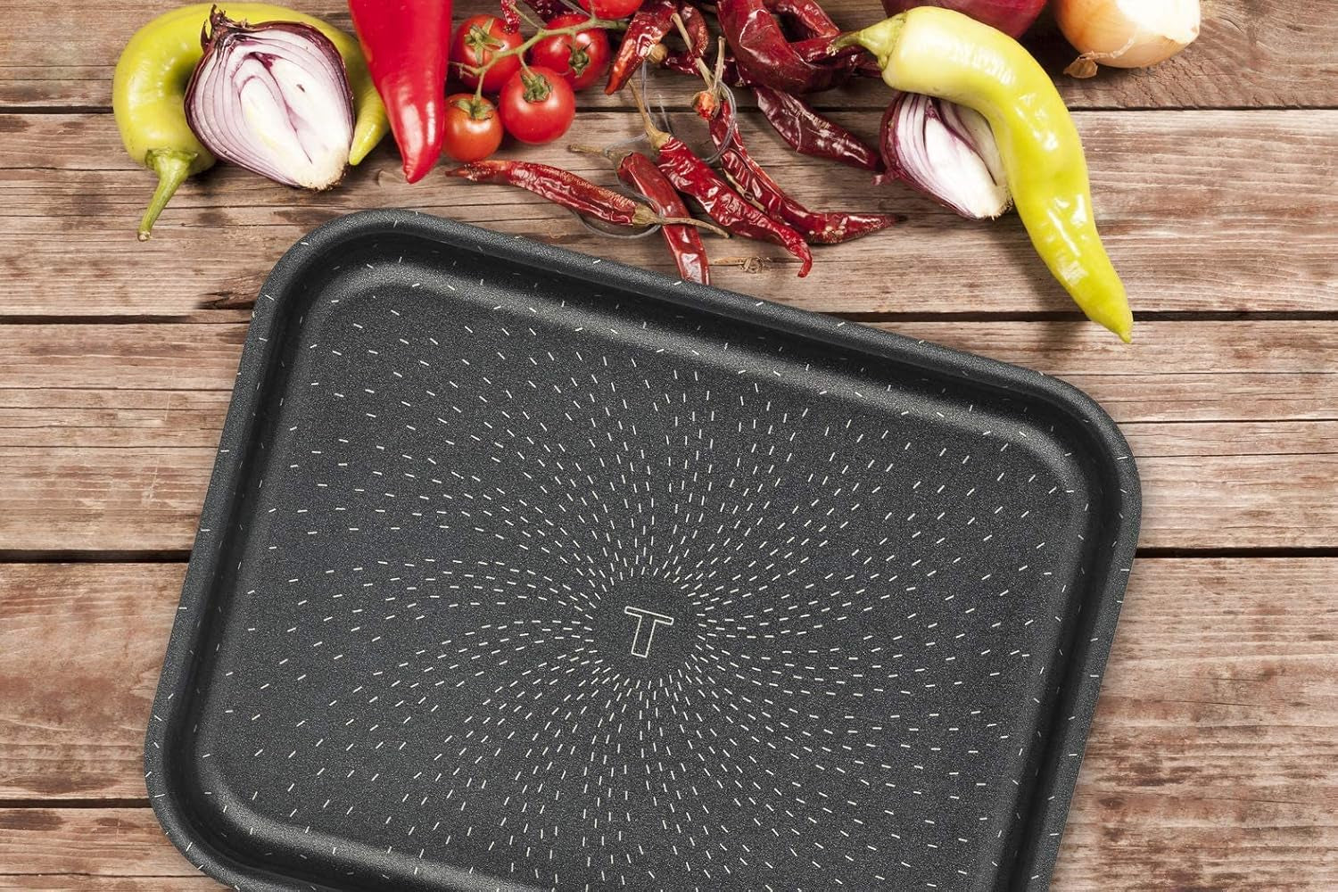 Tefal J1600502 Success Flach Mini Backofen Aluminium Schwarz 19X25 X 4,2 Cm Formar och plåtar för bakning Naty Shop