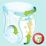 Pampers (gammal version), trosor, storlek 4, 9 kg-15 kg, trepack (1 x 88 blöjor)