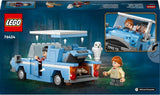 LEGO Harry Potter Flying Ford England Byggleksaksbil för barn Present för pojkar, flickor och alla fans från 7 år Set med 2 minifigurer inklusive Ron Weasley Rollspel 76424 Byggset Besuche den LEGO-Store
