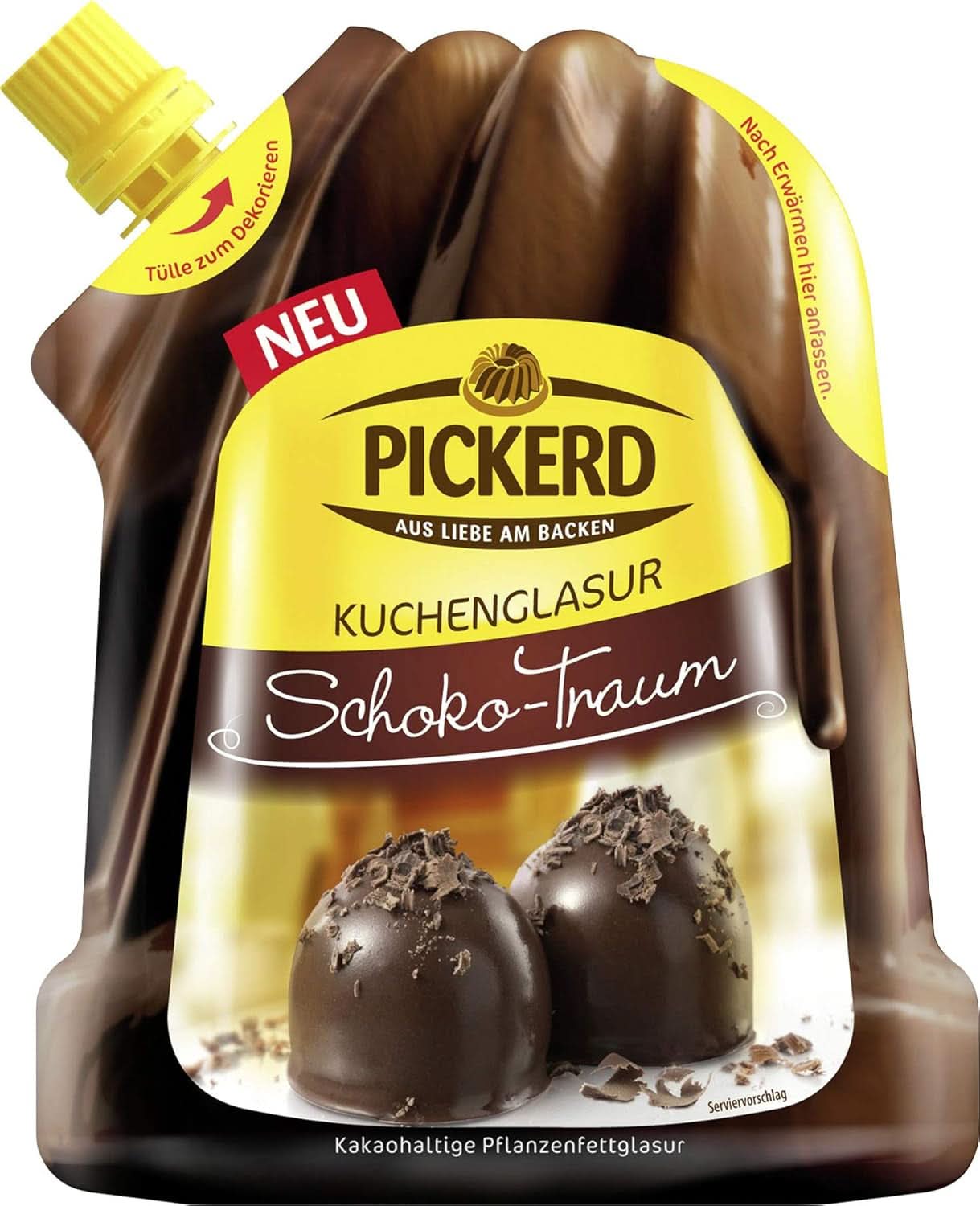Chokladglasyr för tårtor, Dream, 125 grams glasyr och dekor Naty Shop