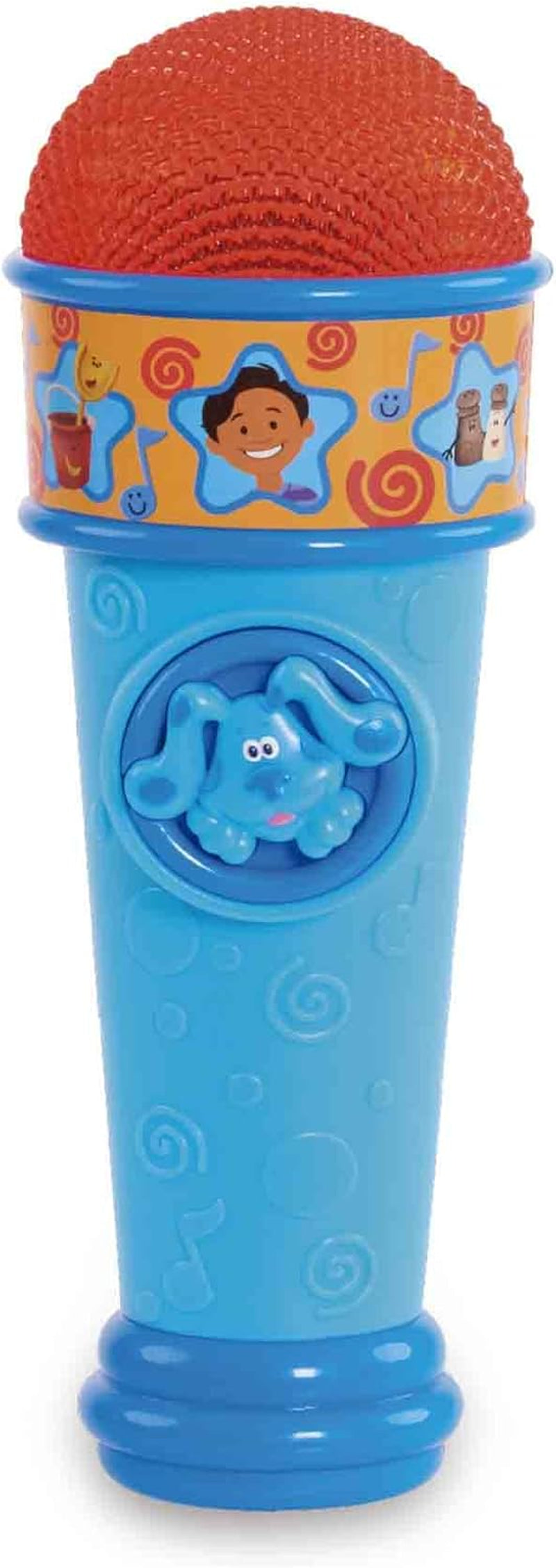 Blå och tips Blå mikrofon Blues ledtrådar Tecknad hundleksak för pojkar och flickor från 3 år och uppåt Flerfärgade babyleksaker Naty Shop