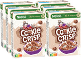 Nestlé Cookie Crisp (+20%), fullkornsfrukostkexflingor för barn, förpackning om 1 (1x450g)