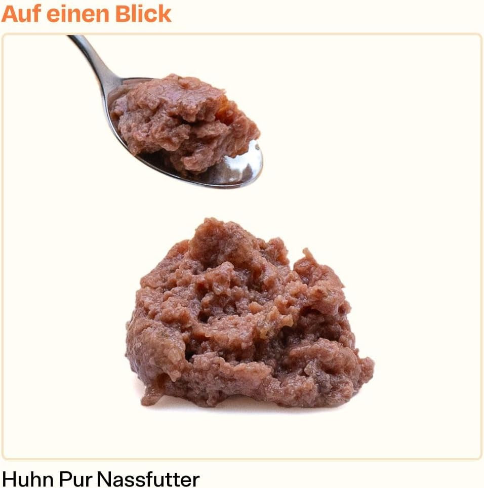 The Better Cat - Spannmålsfri våtfoder med extra hög kötthalt - Premium spannmålsfri och sockerfri kattmat (200g, kyckling)