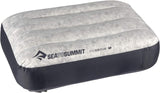 Sea to Summit - Eros dunkudde L - Ultralätt & uppblåsbar - 10D-material - Premiumdunkudde - Halkfri - För vandring och camping - 42 X 28 X 12 Cm - Grå - 95 G Naty Shop-resekuddar Vanlig grå