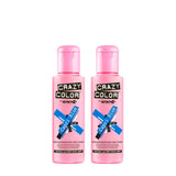 GO TOXIC UV semipermanent hårfärgskräm, 100 ml (1 förpackning) Naty Shop Blue hårfärgningsmedel 100 ml (1 förpackning)