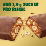 Caramel Hasselnöt Chokladkakor framöver | 12 chokladkakor x 35 g utan tillsatt socker | 1,9 g socker per bar | Knasig hasselnöt och kolasmak | Lågkolhydratsgodis | Ingen palmolja