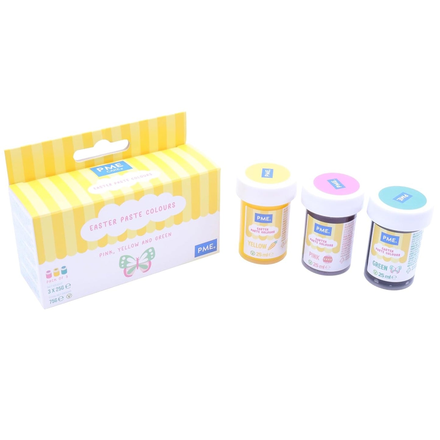 Påsktårta färgsats set om 3 (75g)