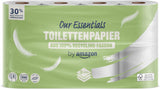 By Amazon Toalettpapper, 3 lager, 10 rullar (10 rullar, 1-pack) 200 ark per rulle, Fsc-certifierad