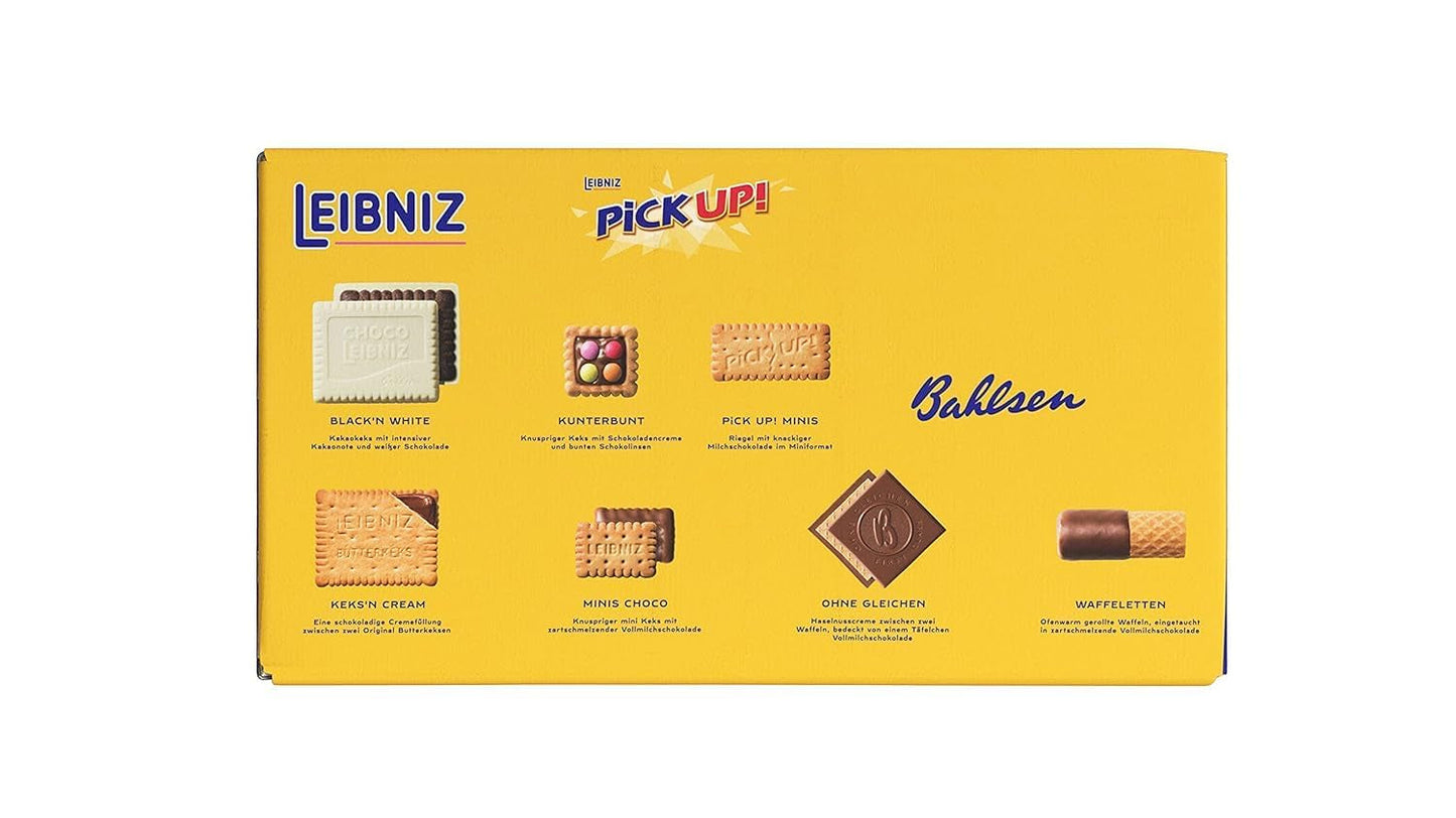 Bahlsen Vår kexfamilj, 9-pack, kexblandning med 7 knapriga varianter av chokladbiskvier (9 x 280 g)