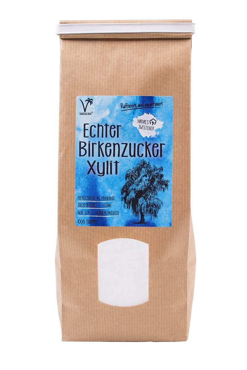 Äkta björksocker (Xylitol) från Finland, 1 Kg Sweeteners Naty Shop
