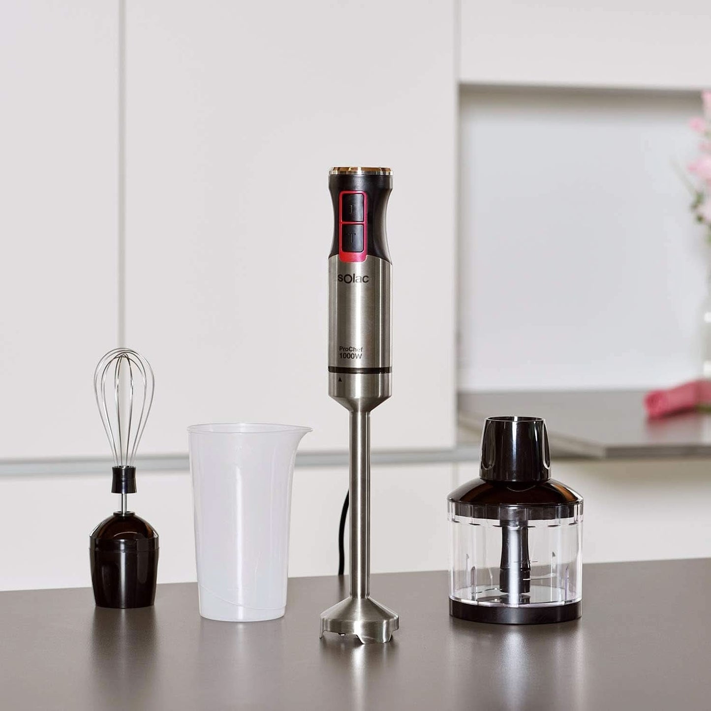 Pro Chef 1000 Standmixer, W, Edelstahl Kitchen Naty Shop