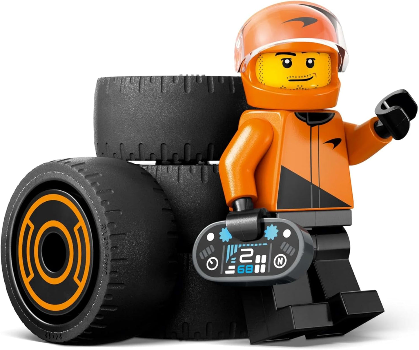 LEGO City F1 Racer med Mclaren racerbil - Formel 1 leksaksmodell med racerbil och minifigur - liten present till pojkar och flickor från 6 år eller motorsportfantaster 60442 Byggset Besuche den LEGO-Store