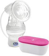 Chicco, bärbar elektrisk bröstpump, 5 intensitetsnivåer, 150 ml Tillbehör Mat och amning Bebe Naty Shop Milchpumpe