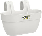 elho Vibia Campana Easy Hanger M 36 - Kruka för balkong och ute - Ø 36,0 x H 26,5 cm - Svart/Antracit