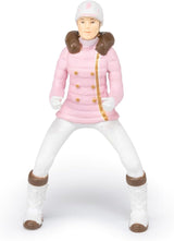 PAPO - Hästfigur - Rider Fashion Winter, passion för ridning, leksak för barn från 3 år. Naty Shop actionfigurer