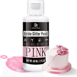 Ätbart flytande glitter - 6 färger metalliskt glitter matfärg för tårtdekorering, bakning, muffins - ätbart flytande glitter metalliskt pulver för gör-det-själv-kex, fondant, kakor